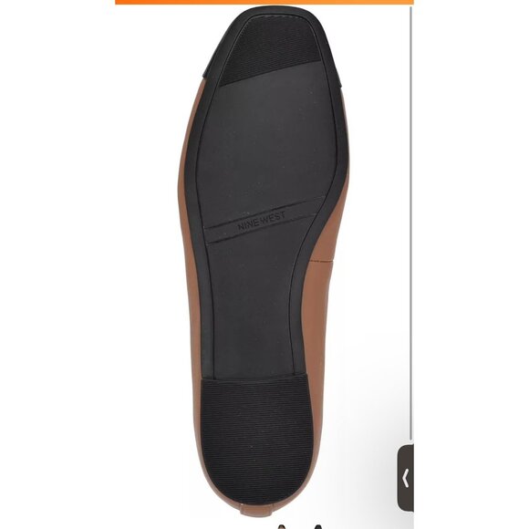 Nine West Ireland Two Tone Slip On Cap Toe Ballet Flats - Picture 3 of 7